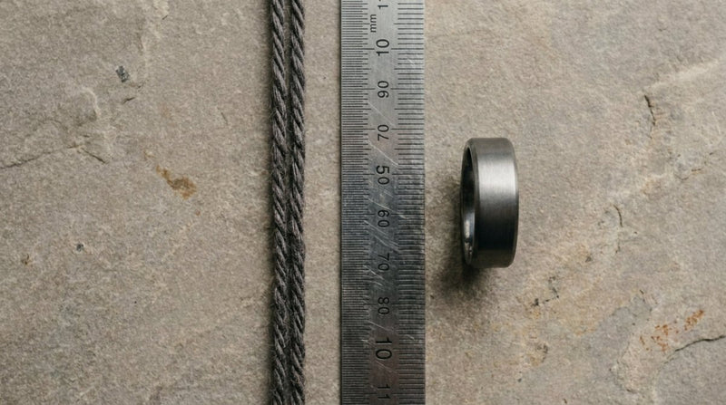 How to measure ring size with a string