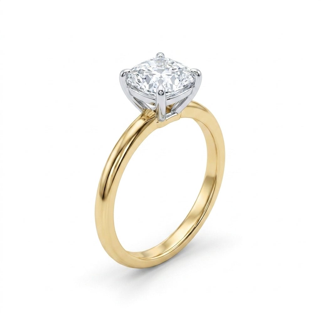 RM12842-150C Cushion solitaire engagement ring hero-beauty