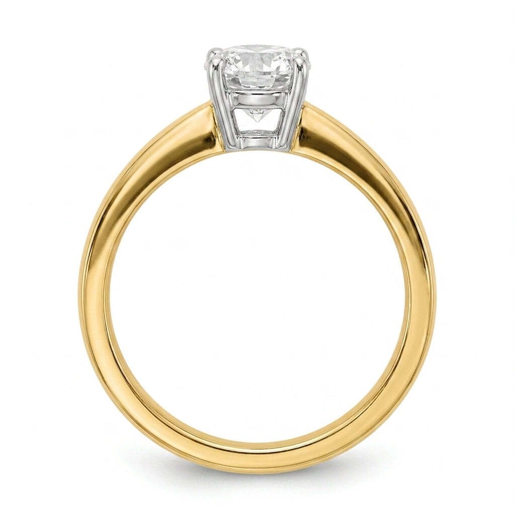 RM12843-150C-LD Round 8-prong solitaire engagement ring side-profile