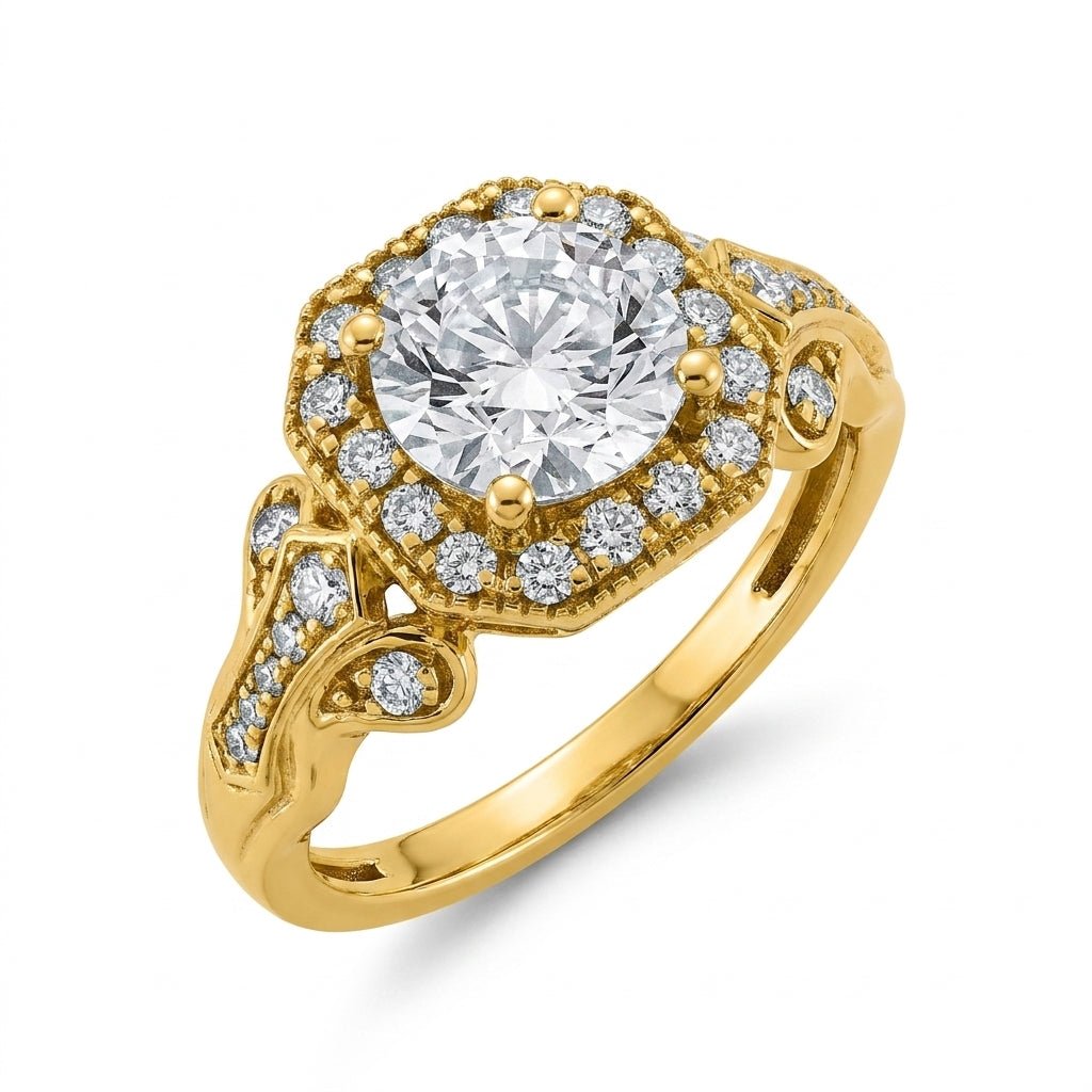 RM12979-150-LD Round halo engagement ring hero-beauty