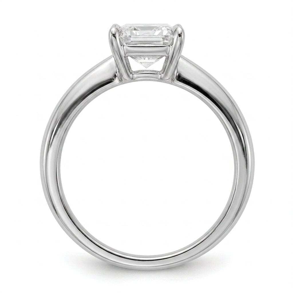 SOL-250EM-0WLD Emerald solitaire engagement ring side-profile