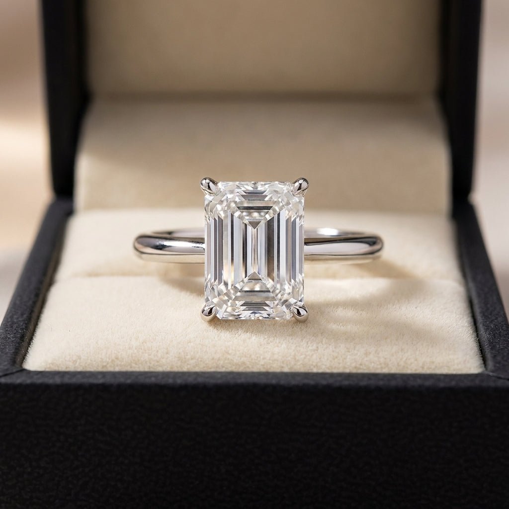 SOL-250EM-0WLD Emerald solitaire engagement ring ring-in-box