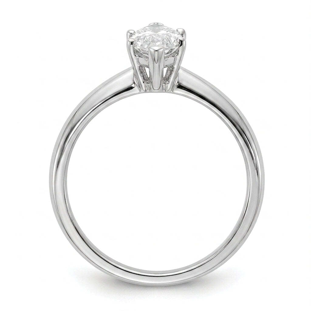 SOL-100MQ-0WLD Marquise solitaire engagement ring side-profile