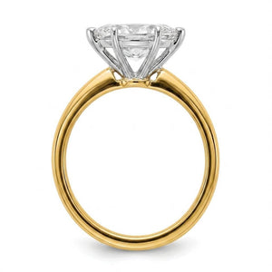 1 carat marquise lab grown diamond engagement ring - side profile