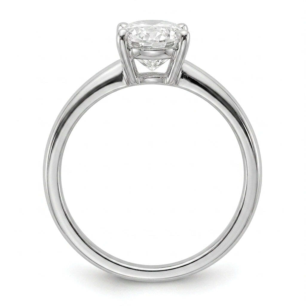 SOL-200O-0WLD Oval solitaire engagement ring side-profile