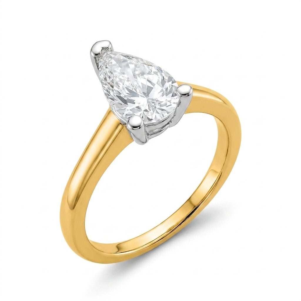 SOL-150PE-0LD Pear solitaire engagement ring hero-beauty