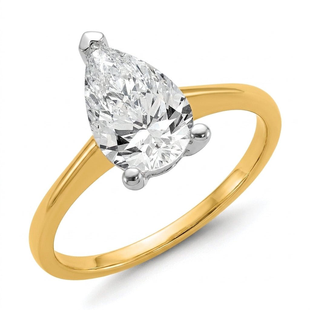 SOL-250PE-0LD Pear solitaire engagement ring hero-beauty