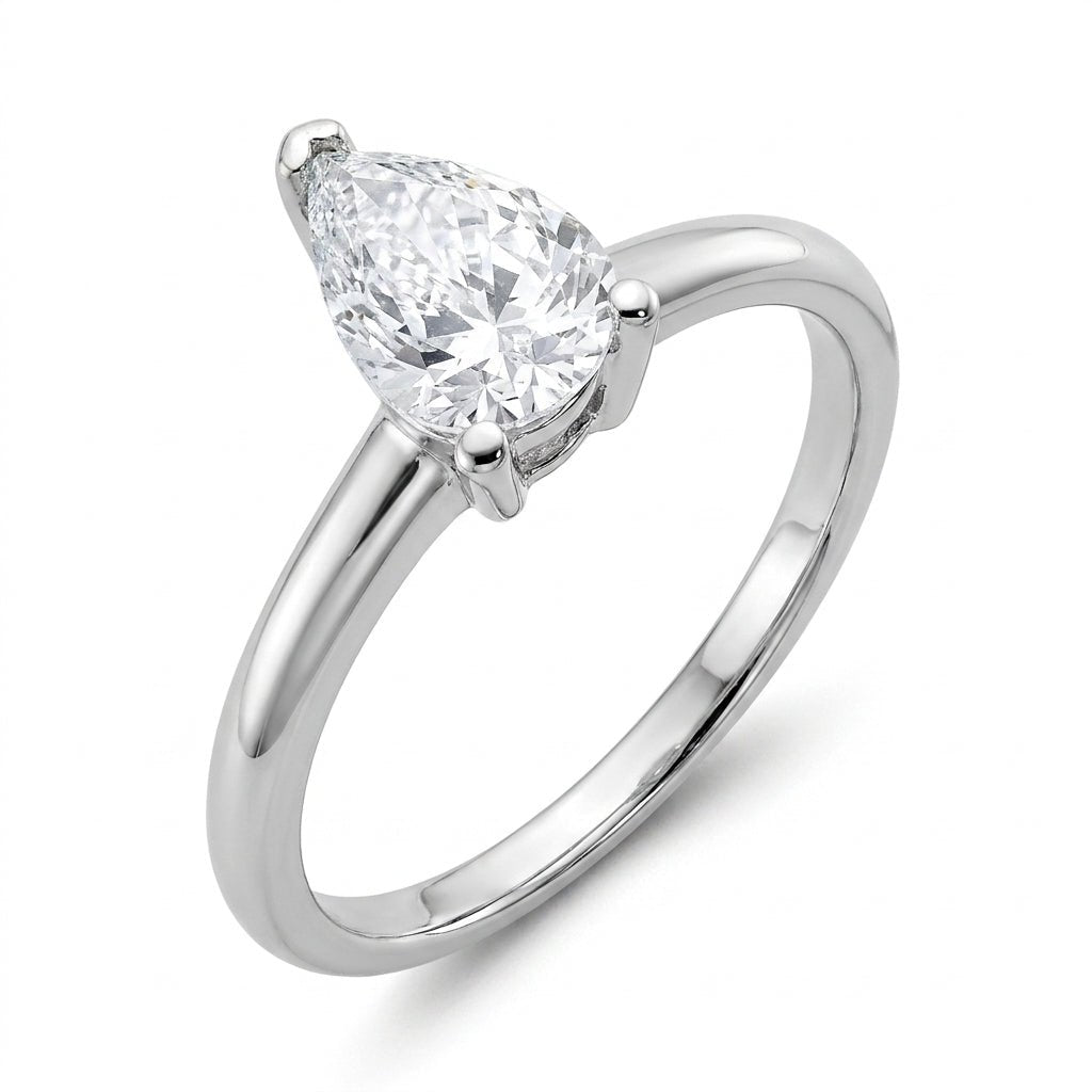 SOL-100PE-0WLD Pear solitaire engagement ring hero-beauty