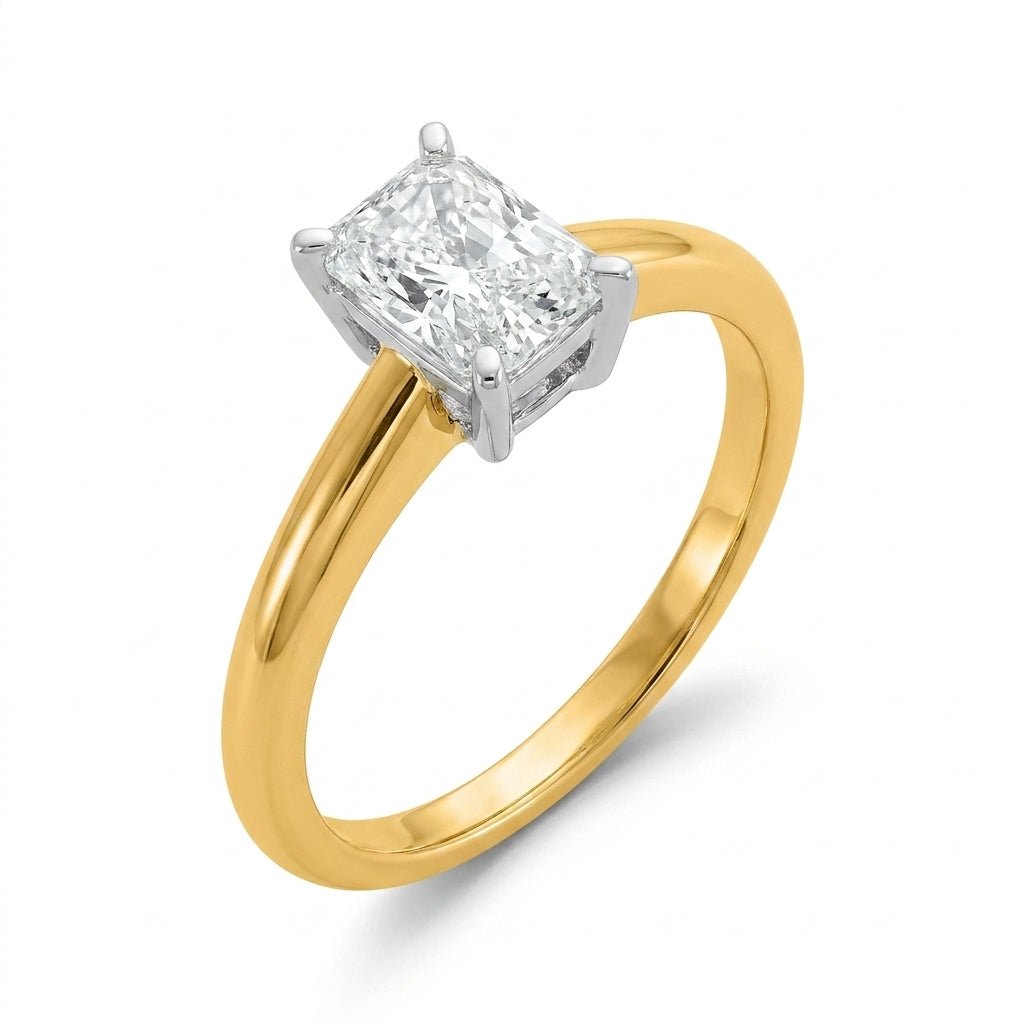 SOL-100RA-0LD Radiant solitaire engagement ring hero-beauty