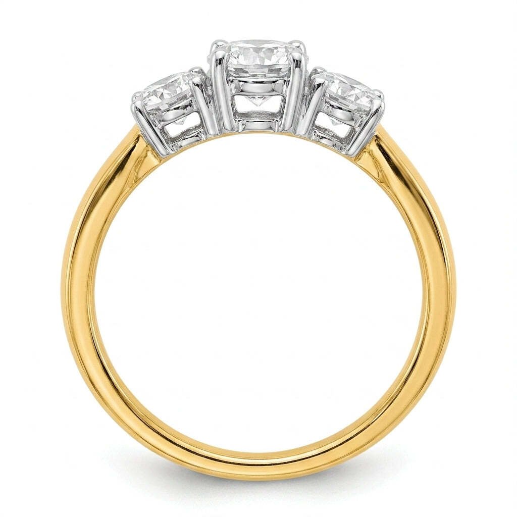 RM4229-100-0WLD Round solitaire engagement ring side-profile