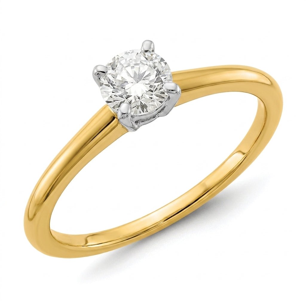 SOL-050R-0LD Round solitaire engagement ring hero-beauty