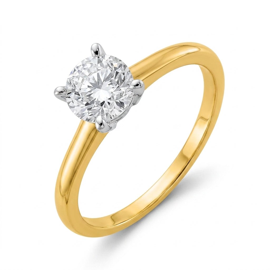SOL-100R-0LD Round solitaire engagement ring hero-beauty