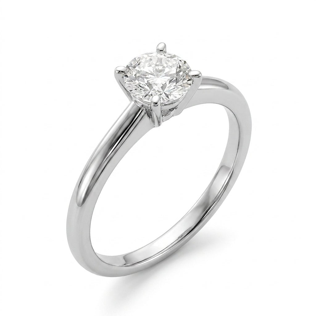 SOL-075R-0WLD Round solitaire engagement ring hero-beauty