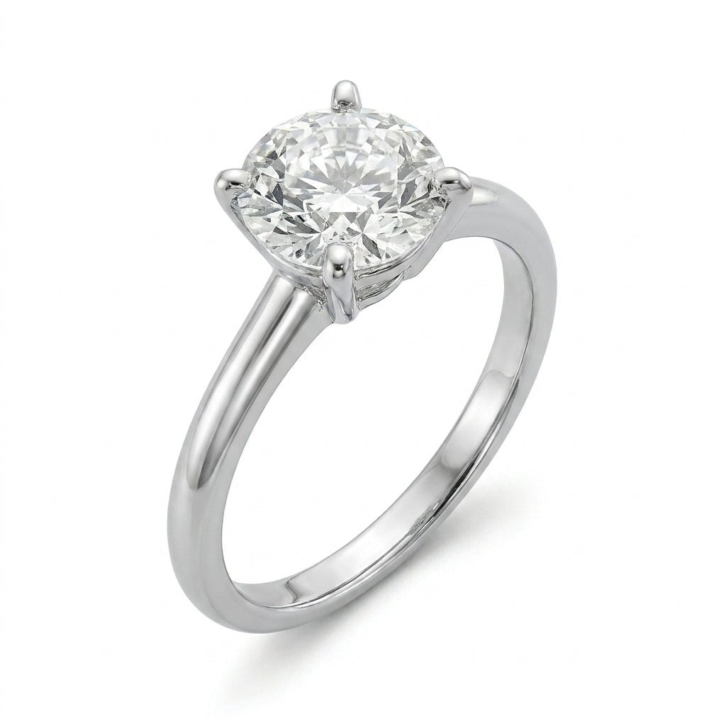 SOL-200R-0WLD Round solitaire engagement ring hero-beauty