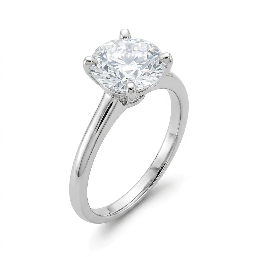 SOL-300R-0WLD Round solitaire engagement ring hero-beauty