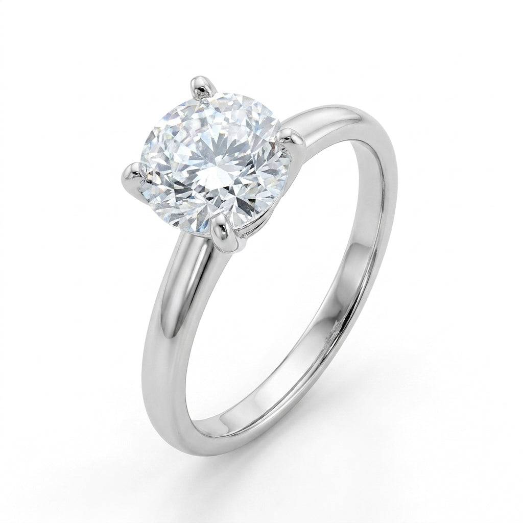 SOL-150R-0WLD Round solitaire engagement ring hero-beauty