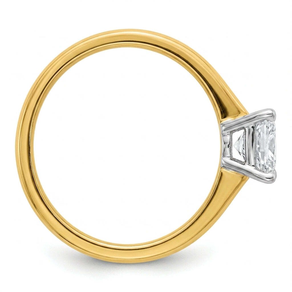 RM12609C-LD Round solitaire engagement ring side-profile