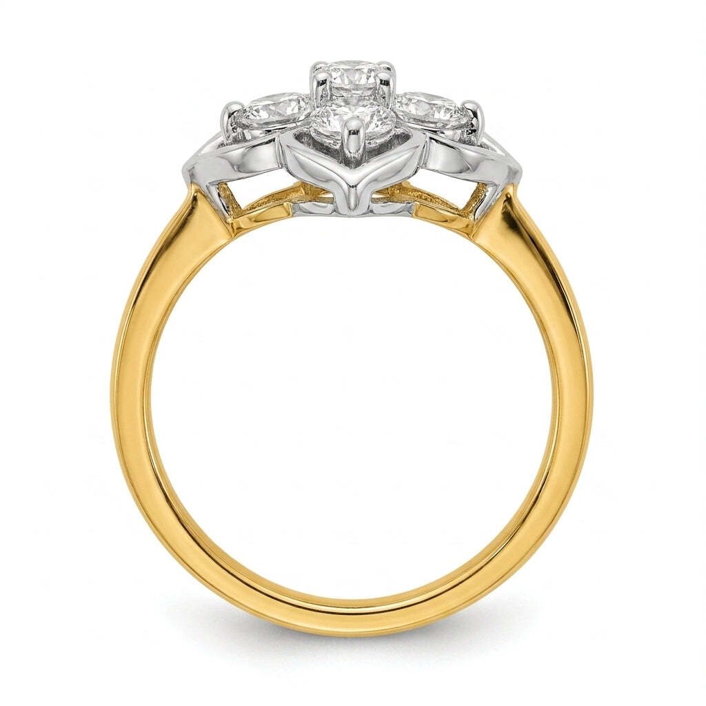 RM12948-100-LD Round solitaire engagement ring side-profile