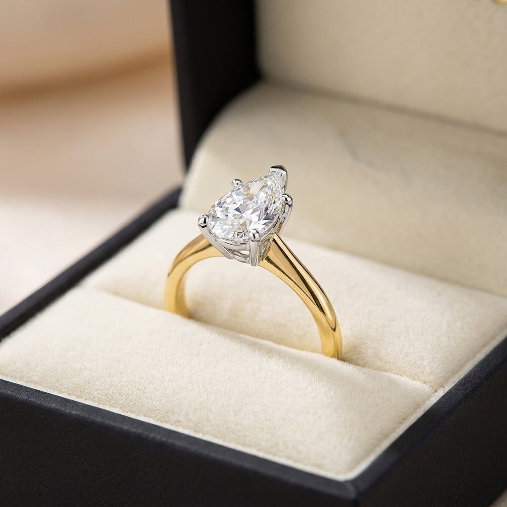 RM12569C-LD Round solitaire engagement ring ring-in-box