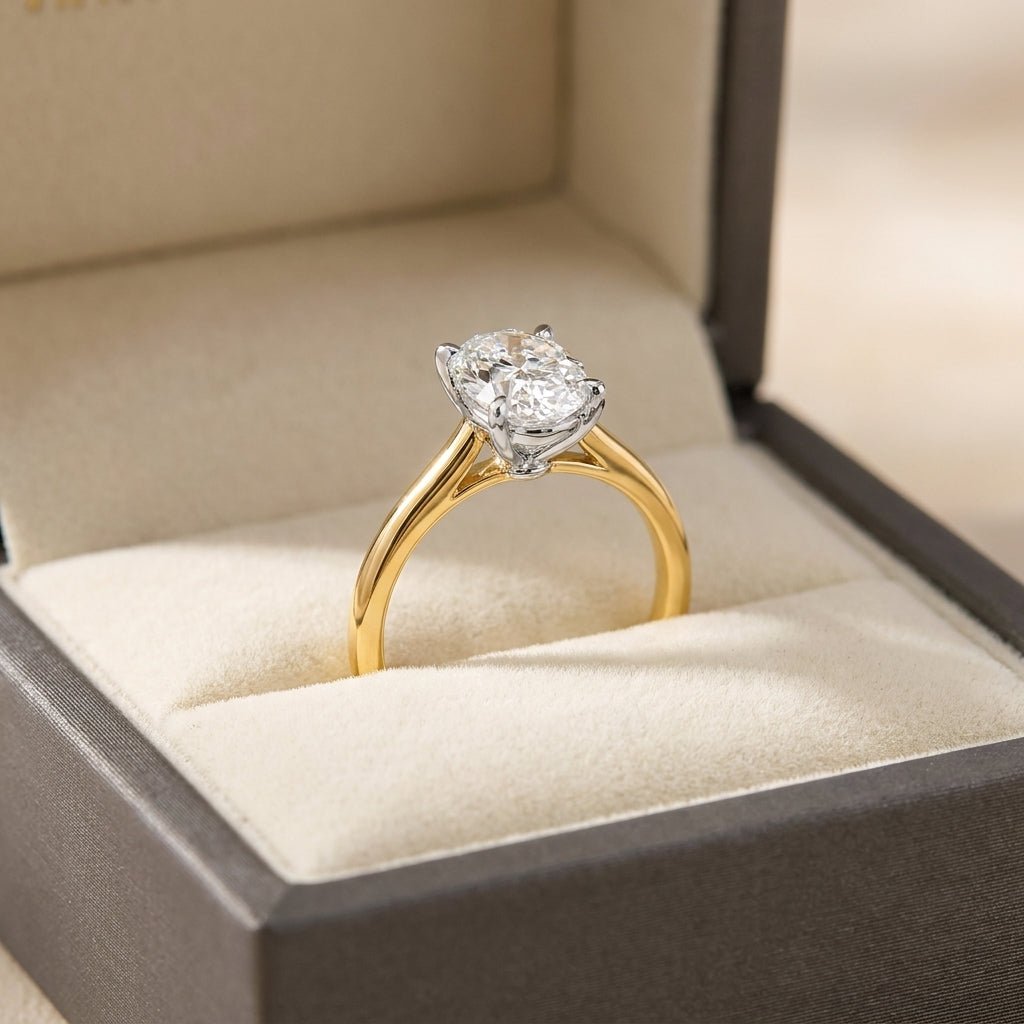 SOL-150O-0LD Oval solitaire engagement ring ring-in-box