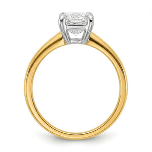 SOL-150RA-0LD Radiant solitaire engagement ring side-profile
