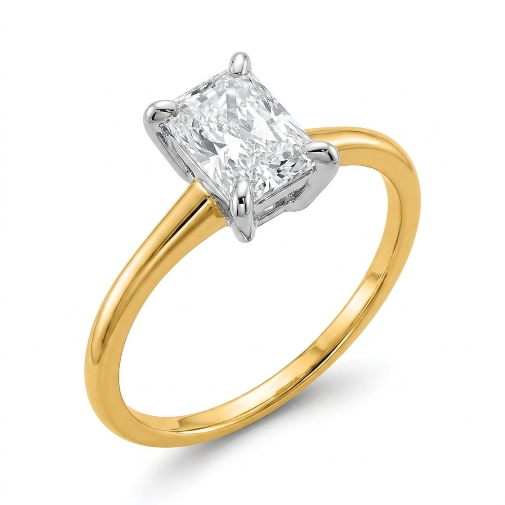SOL-150RA-0LD Radiant solitaire engagement ring hero-beauty