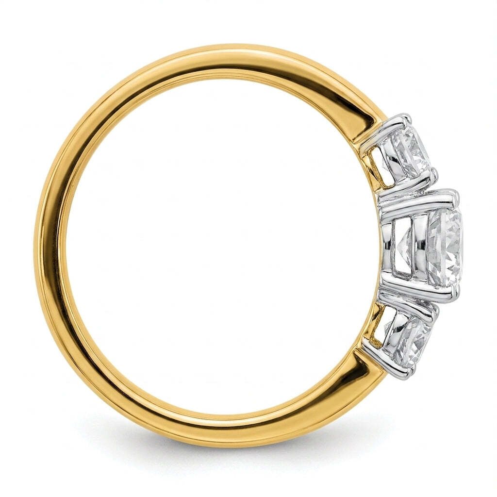 RM4229-150-0LD Round solitaire engagement ring side-profile