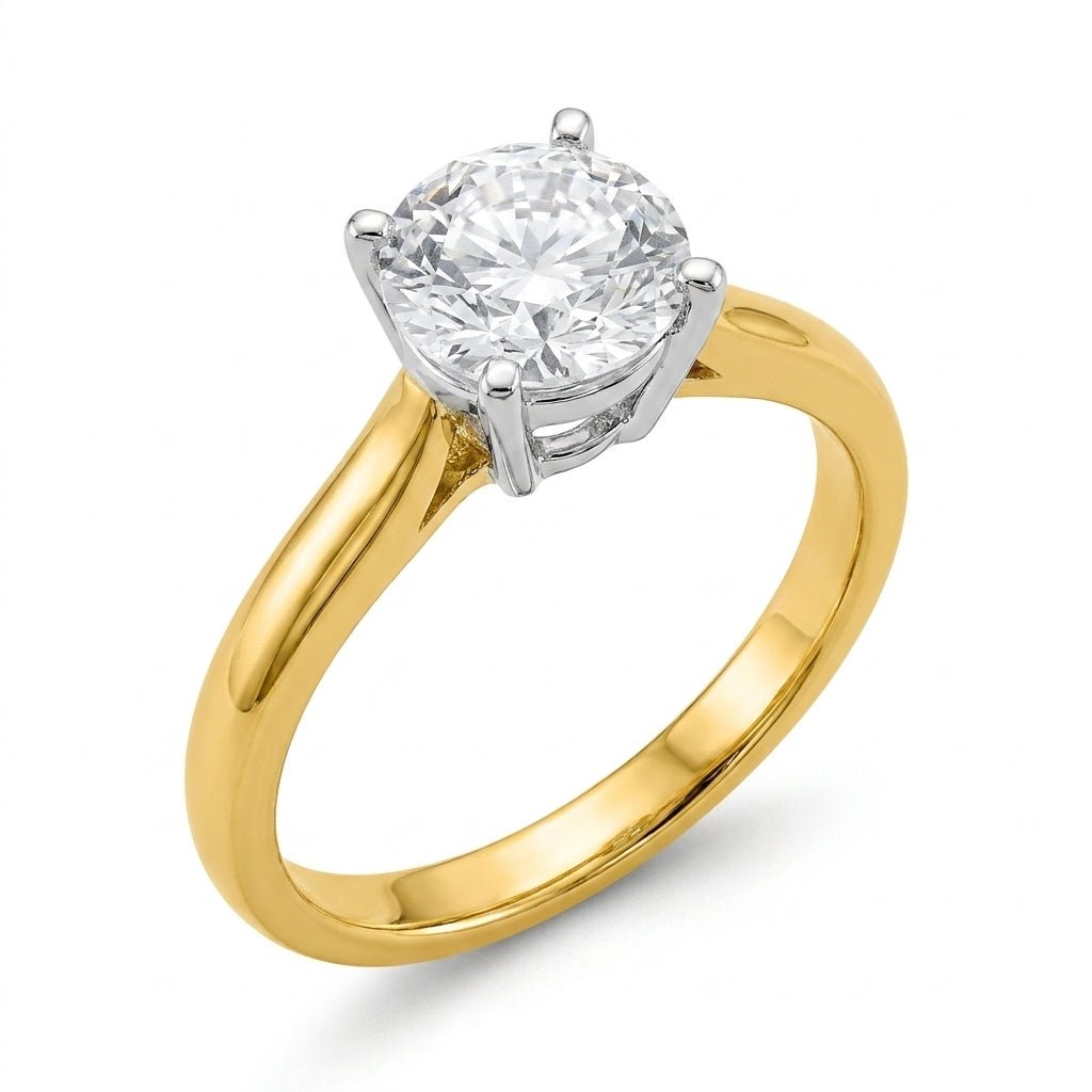 RM12990-150-LD Round solitaire engagement ring hero-beauty