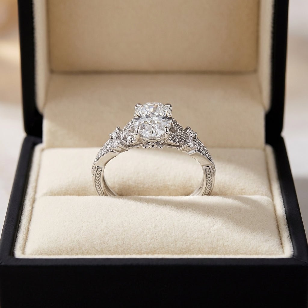 RM12984-150-WLD Round solitaire engagement ring ring-in-box