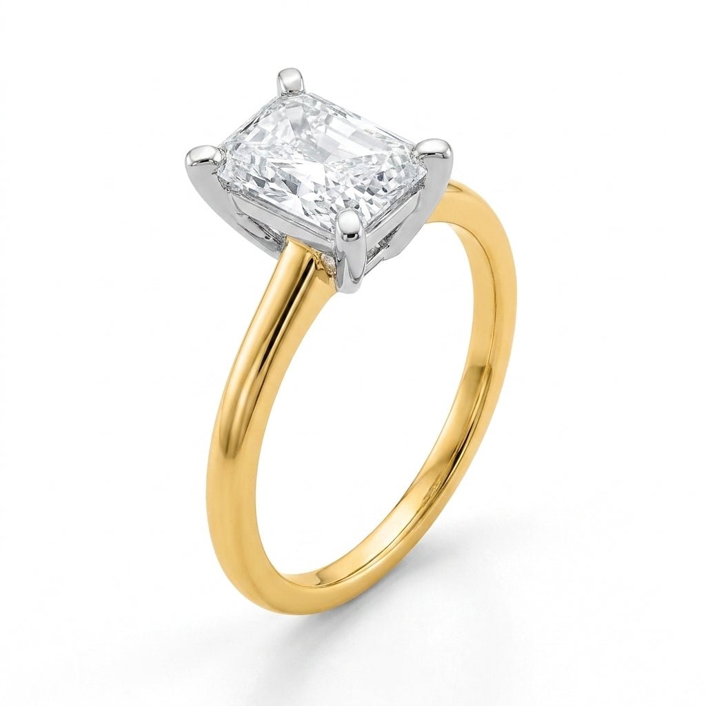 SOL-175RA-0LD Radiant solitaire engagement ring hero-beauty