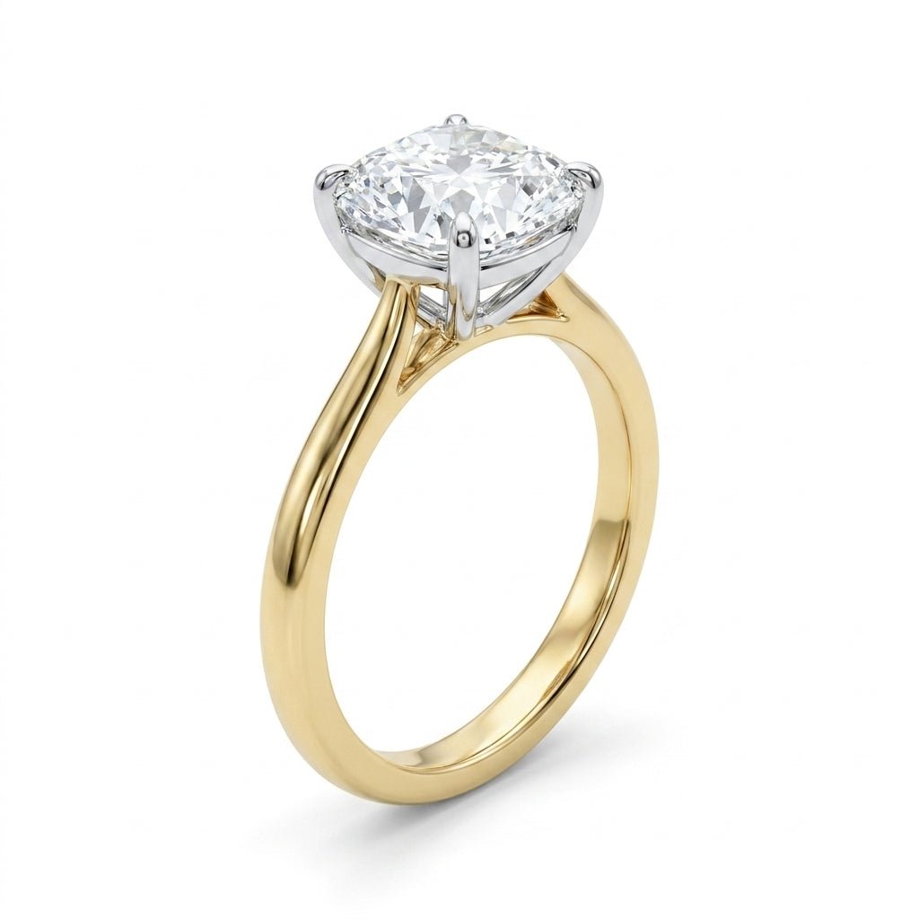RM12842-200C Cushion solitaire engagement ring hero-beauty