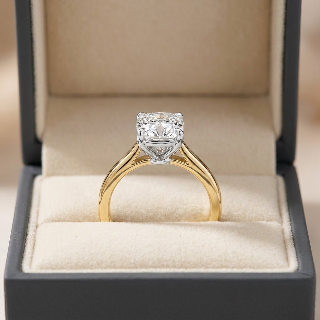 RM12346-250C-WYLD Cushion solitaire engagement ring ring-in-box