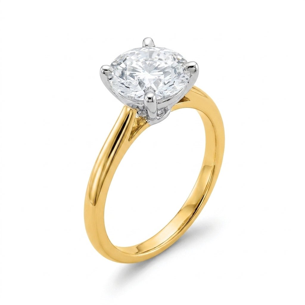 SOL-250R-0LD Round solitaire engagement ring hero-beauty