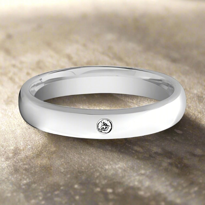 GALE Tungsten Carbide men's wedding band, image 4