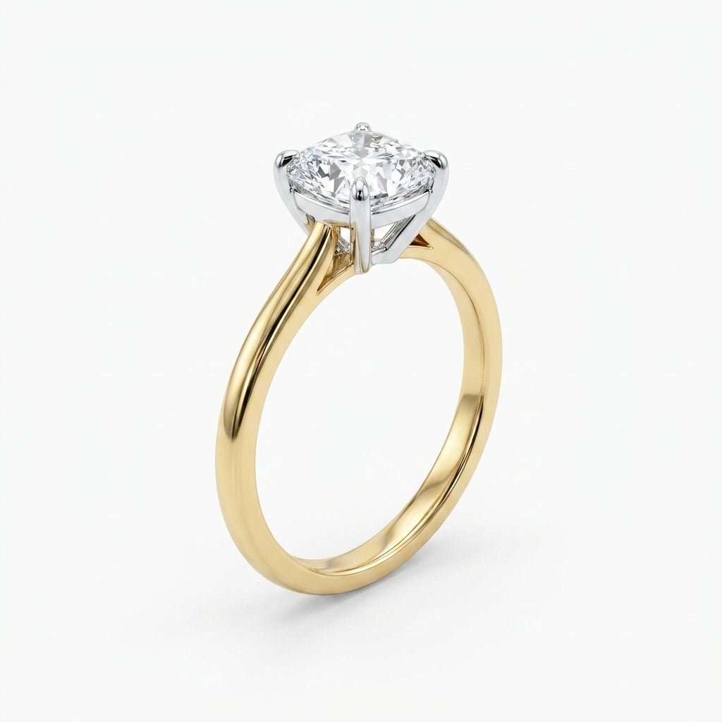 RM12841-300C Cushion solitaire engagement ring hero-beauty