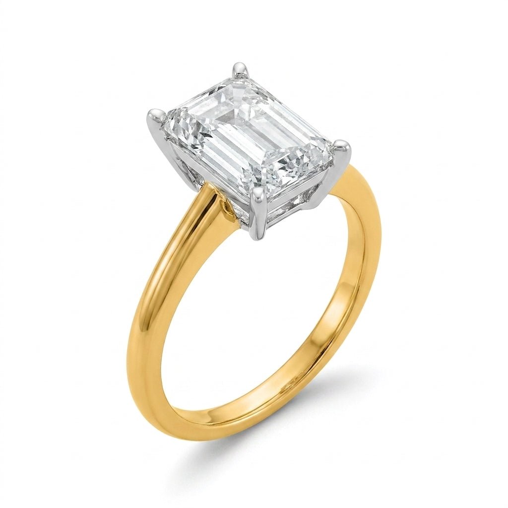 SOL-300EM-0LD Emerald solitaire engagement ring hero-beauty
