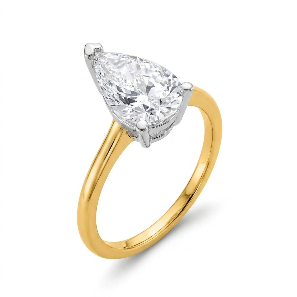 SOL-300PE-0LD Pear solitaire engagement ring hero-beauty
