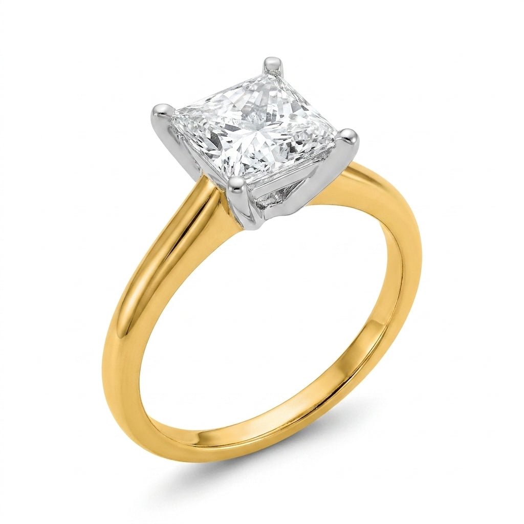 SOL-300P-0LD Princess solitaire engagement ring hero-beauty