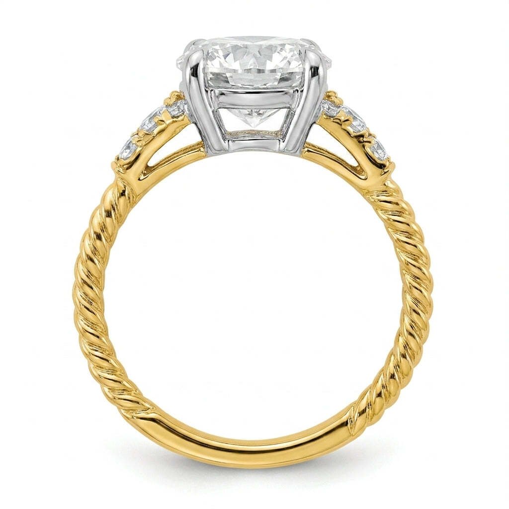 RM12985-300-LD Round solitaire engagement ring side-profile