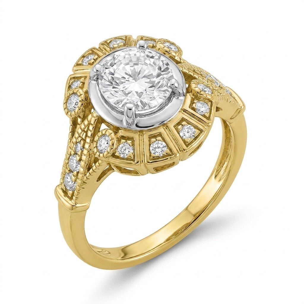 RM12990-300-LD Round solitaire engagement ring hero-beauty