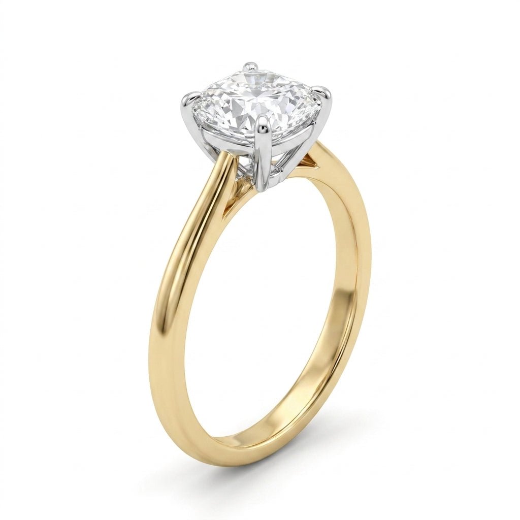 RM12841-350C-LD Cushion solitaire engagement ring hero-beauty