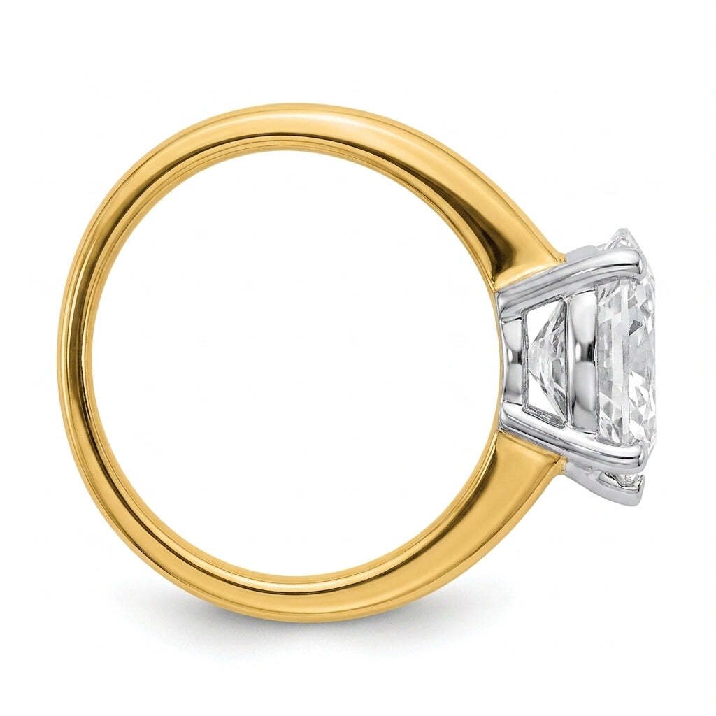 RM12607C-LD Pear 8-prong solitaire engagement ring side-profile