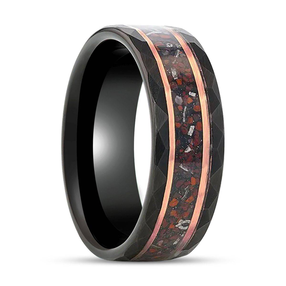 INFERNO Tungsten Carbide men's wedding band, image 1
