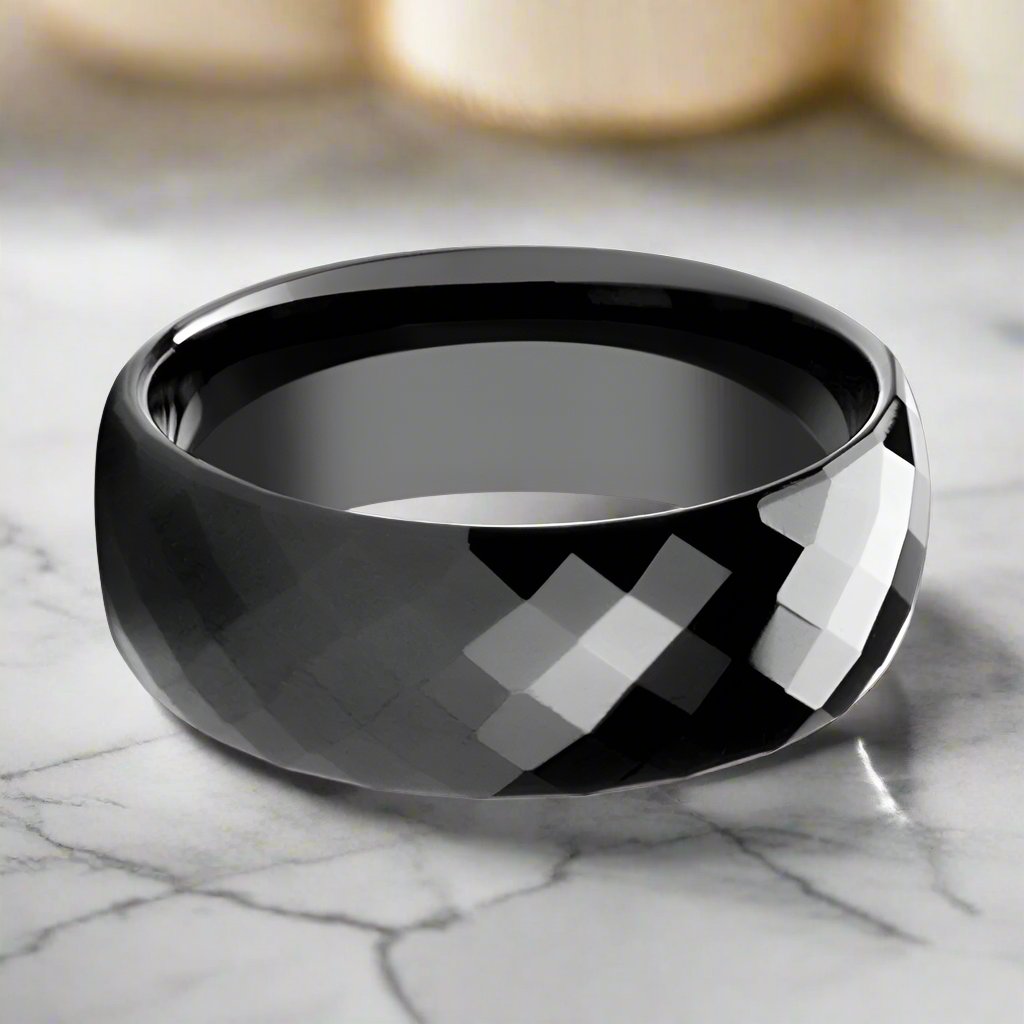 AEON Tungsten Carbide men's wedding band, image 3