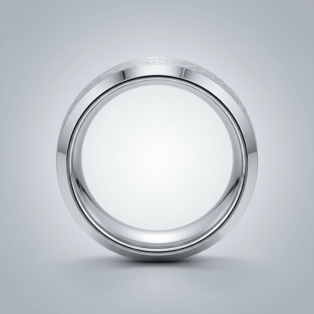 AMIS — alternate angle — men's tungsten carbide wedding ring | Aydins Jewelry
