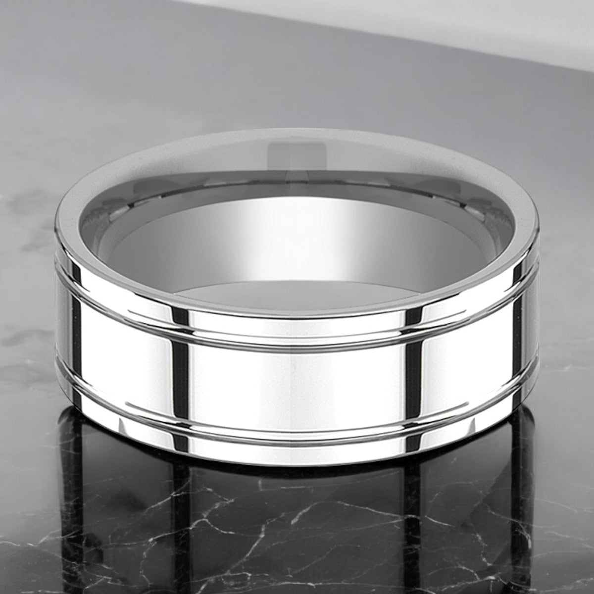 ANCHORAGE Tungsten Carbide men's wedding band, image 3