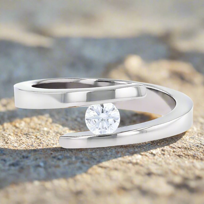 ANNA Titanium men's wedding band, image 4