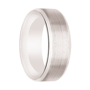 ANTARES White Ceramic men's wedding band, image 1