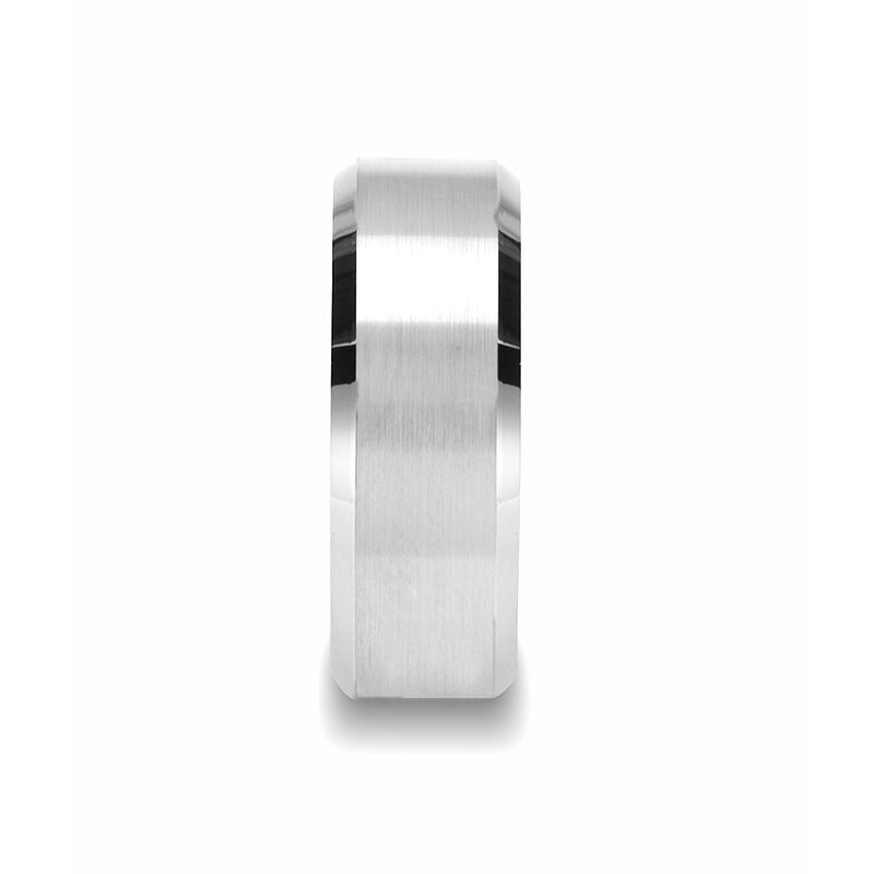 ANTARES White Ceramic men's wedding band, image 3