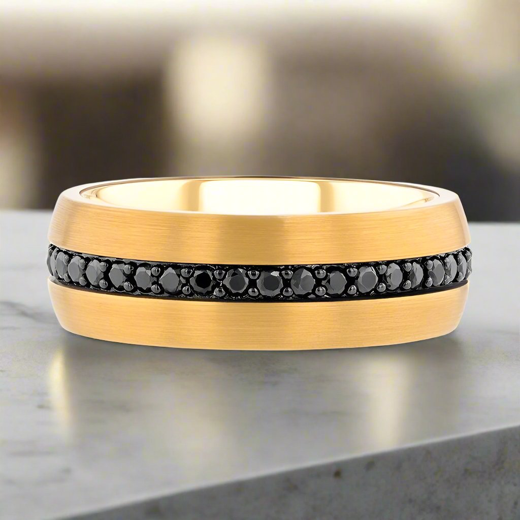 AURYN Tungsten Carbide men's wedding band, image 4